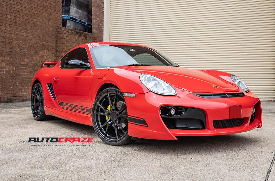 PORSCHE CAYMAN SF04 MATTE BLACK